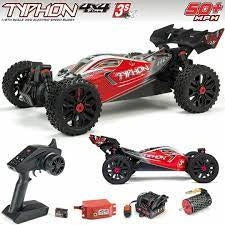 Arrma TYPHON 3sBLX: Red Hot Speed Demon. Unleash the Beast, 1/10 Scale.